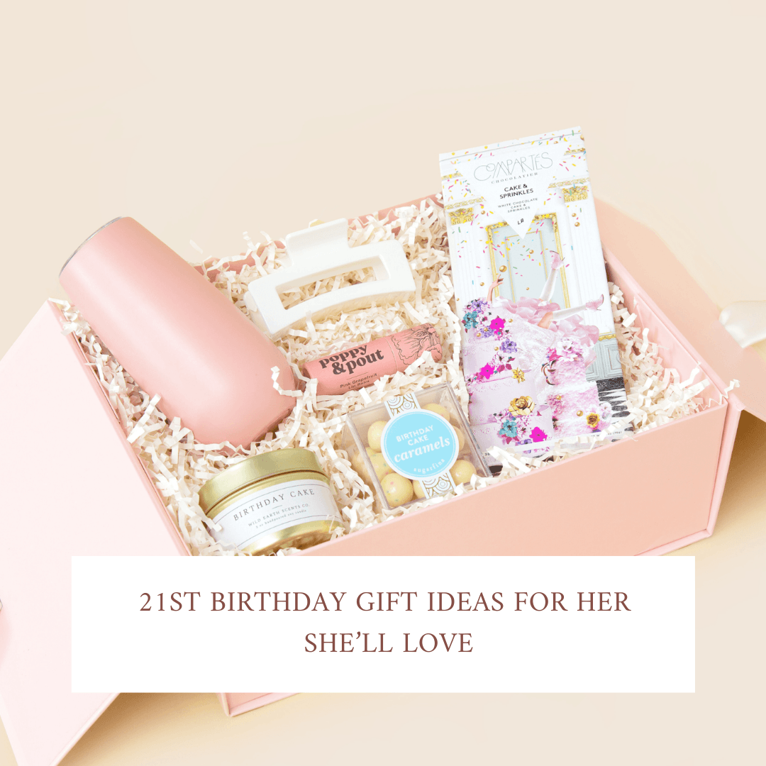Birthday Basket 21st Present Ideas Female 21st Birthday Gift Box