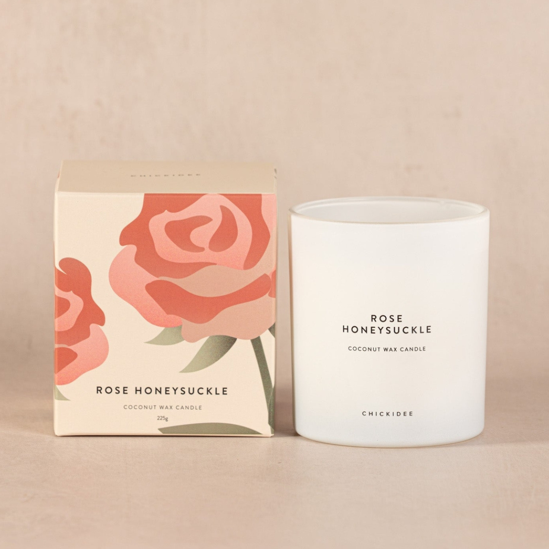 Rose Honeysuckle Bloom Candle By Chickidee
