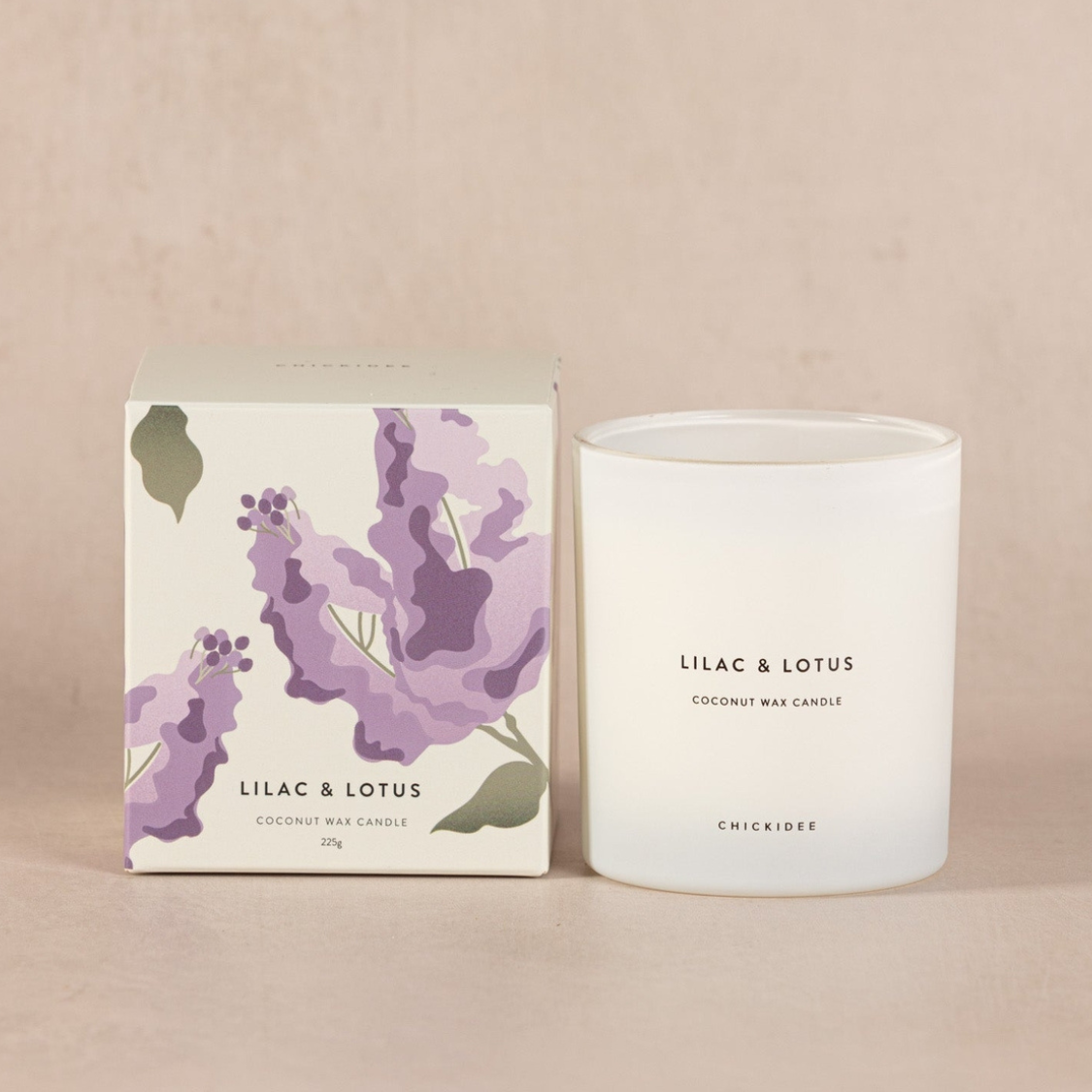 Lilac & Lotus Bloom Candle By Chickidee