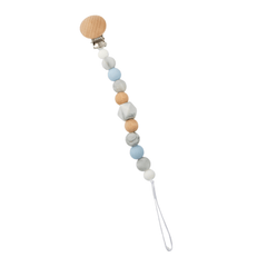 Blue Silicone Pacifier Clip By BELLA - Unboxme