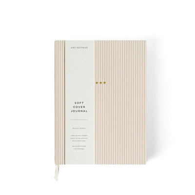 Neutral Striped Journal