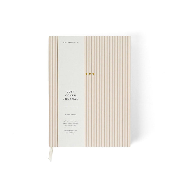 Neutral Striped Journal - Unboxme