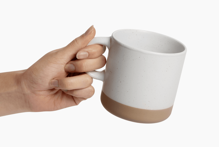 White Speckled Mug - Unboxme