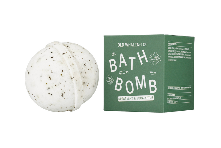 Spearmint + Eucalyptus Bath Bomb