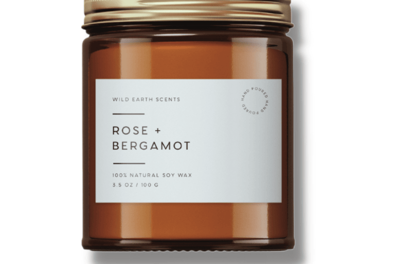 Rose + Bergamont 4oz Soy Candle - Unboxme