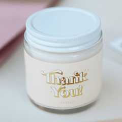 Thank You - 4oz Candle By JaxKelly - Unboxme