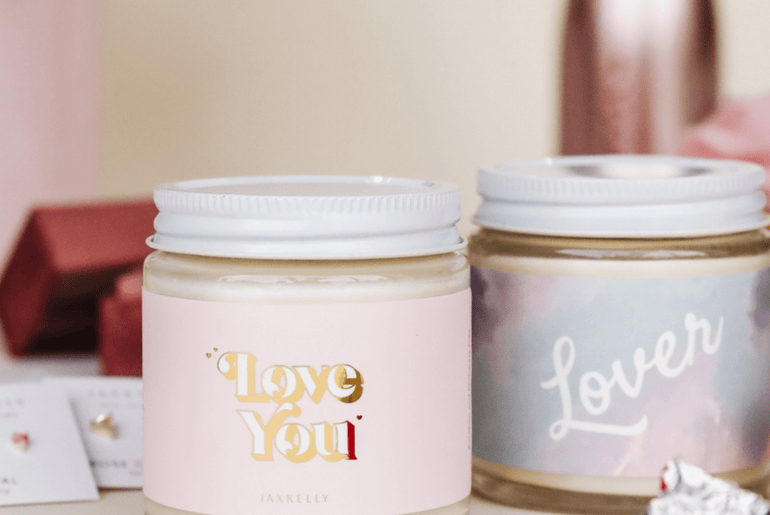 Love You - 4oz Candle By JaxKelly - Unboxme