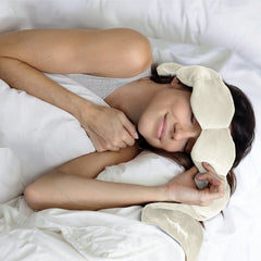 Weighted Sleep Eye Mask - Bone - Unboxme