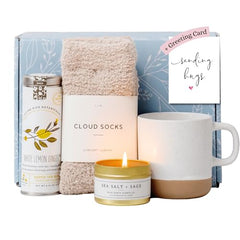 Unboxme Luxe Self Care Gift Box for Women | Premium Care Package with Hugs Card | Soothing Spa Basket for Relaxation and Wellness | Mother's Day Gifts