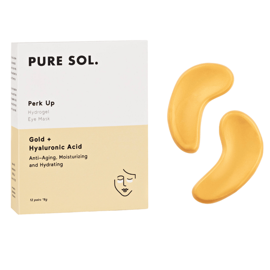 Perk Up - Gold Eye Mask Set - Unboxme