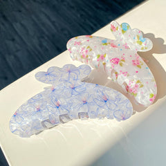 Floral Hair Claw Clip By Darling Studio - Unboxme