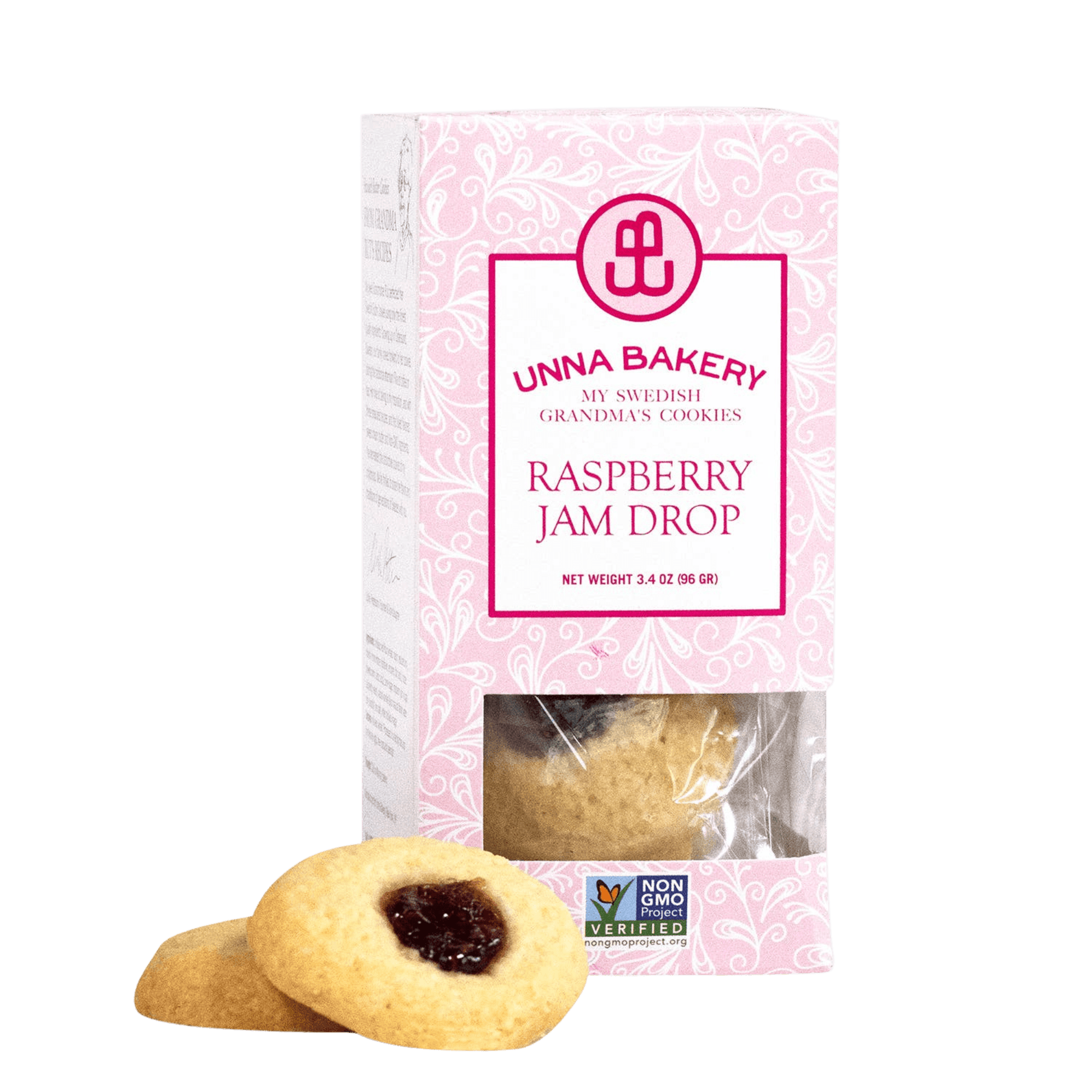 Raspberry Jam Drop Cookies - Unboxme