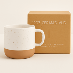 White Speckled Mug
