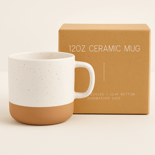 White Speckled Mug