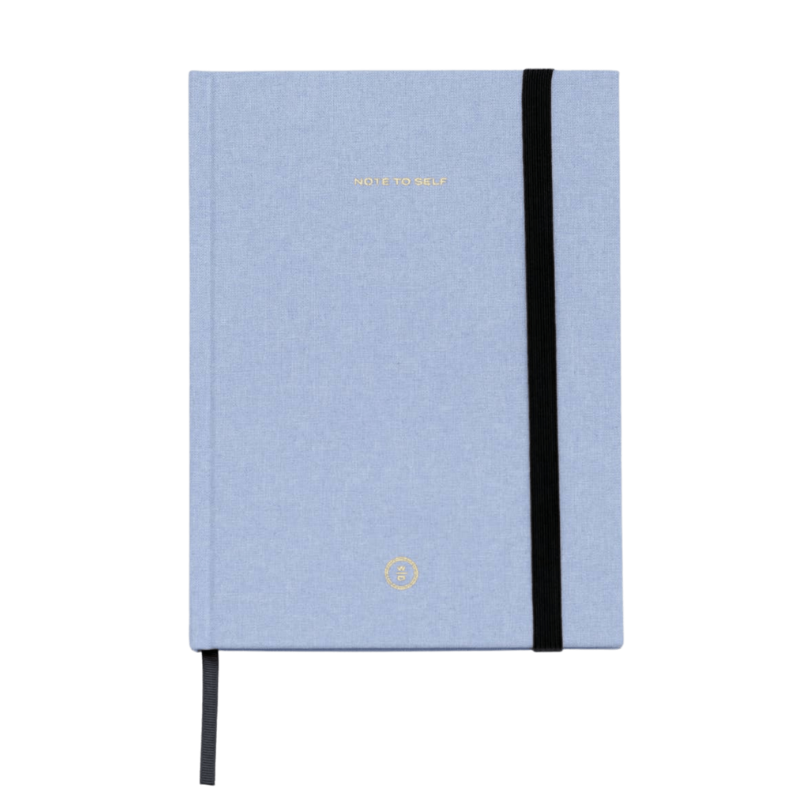 Blue Linen Journal By Wit & Delight