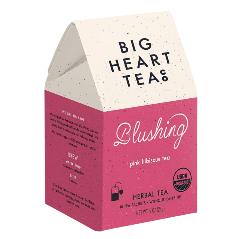 Blushing Hibiscus Tea By Big Heart Tea Co
