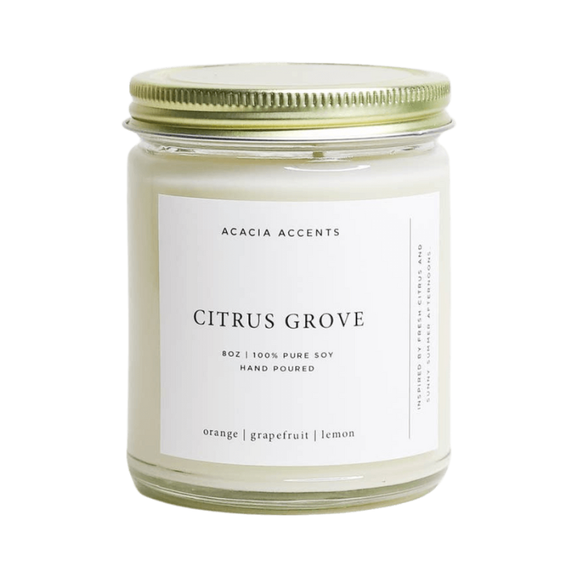 Citrus Grove 8oz Candle By Acacia Accents