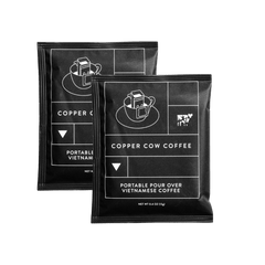 2x Single Serve Pour Over Coffee By Copper Cow - Unboxme