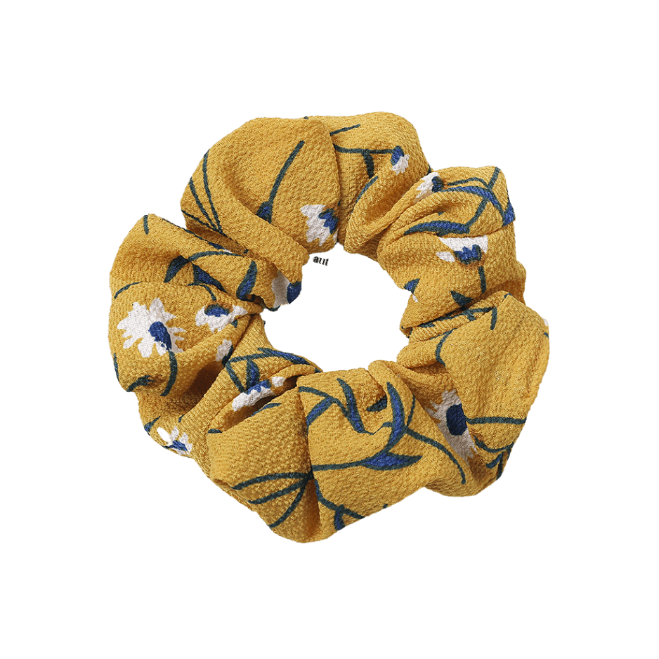 Yellow Floral Scrunchie - Unboxme