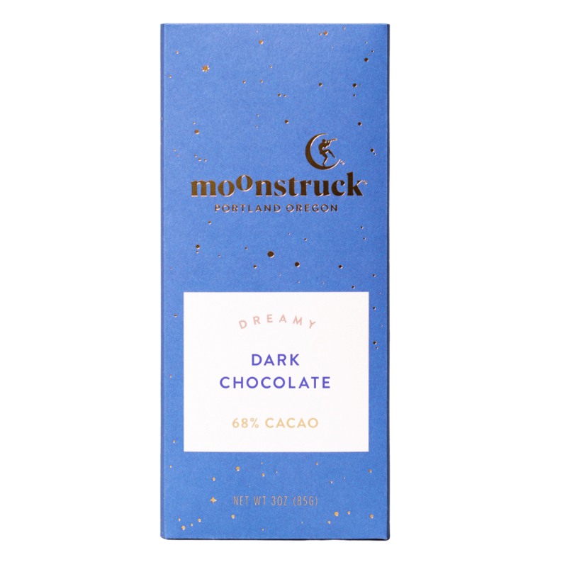Dreamy Dark Chocolate Bar By Moonstruck