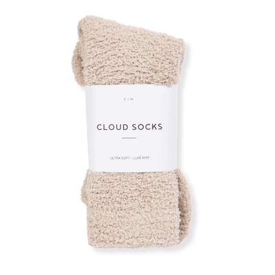 Luxe Cloud Socks - Stone