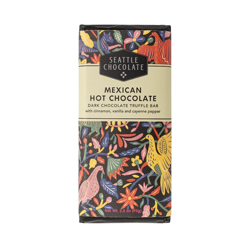 Mexican Hot Chocolate Truffle Bar By Seattle Chocolate