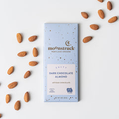 Salty Dark Chocolate Almond Bar By Moonstruck