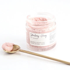 Strawberry + Honey Lip Scrub By Wicked Soaps - Unboxme