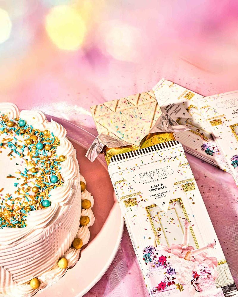 Cake + Sprinkles Birthday Chocolate By Compartés - Unboxme