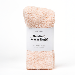Luxe Warm Hugs Cloud Socks - Pink