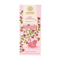 Rose Cardamom Dark Chocolate By Elements Truffles