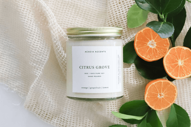 Citrus Grove 8oz Candle - Unboxme
