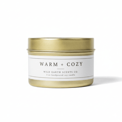 Warm + Cozy Tin Candle - Unboxme