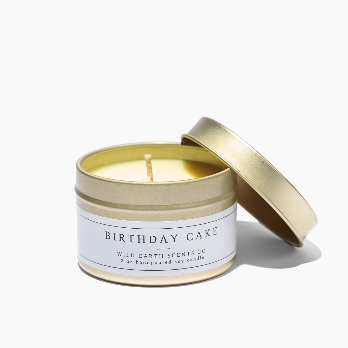 Birthday Cake Tin Candle By Wild Earth Co.