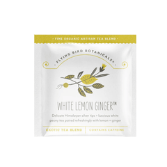 White Lemon Ginger Tea Envelope - Unboxme