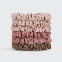 Petite Satin Scrunchies 6pc Set By Kitsch - Unboxme