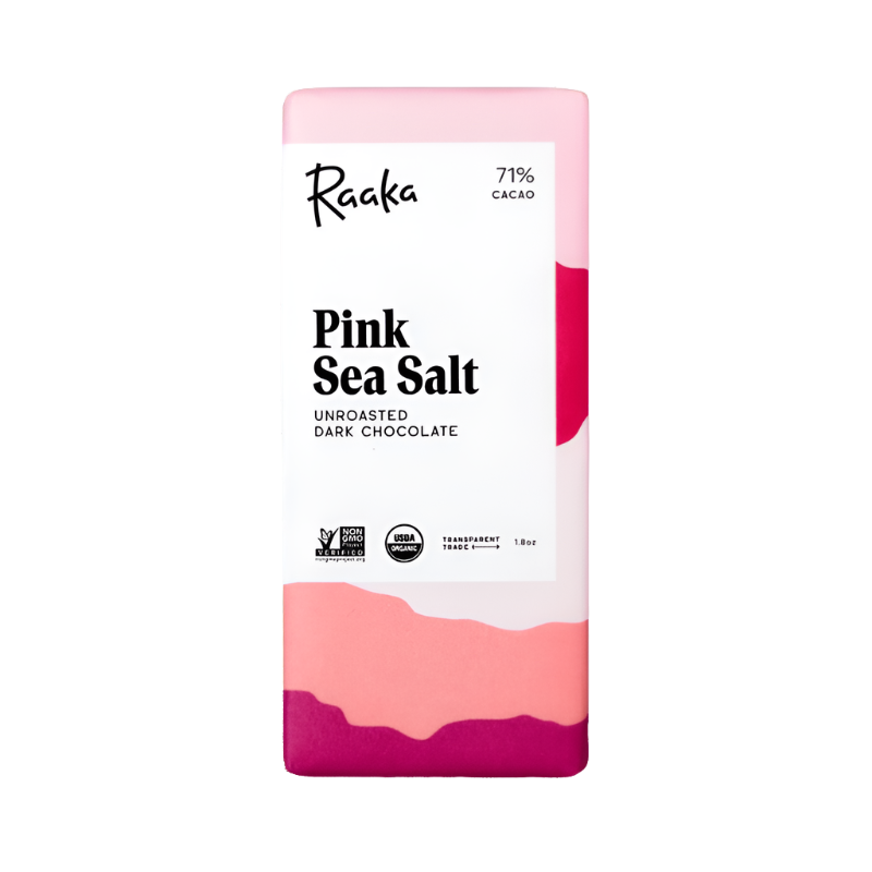 Pink Sea Salt Chocolate By Raaka - Unboxme