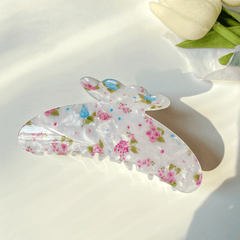 Floral Hair Claw Clip By Darling Studio - Unboxme