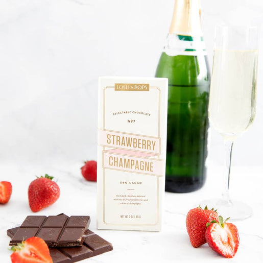 Strawberry Champagne Chocolate Bar - Unboxme