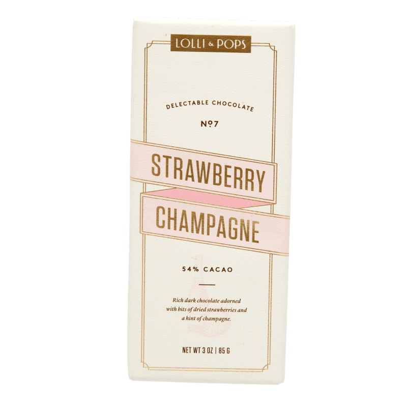 Strawberry Champagne Chocolate By Lolli and Pops - Unboxme