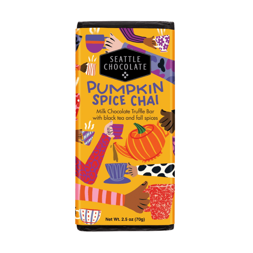 Pumpkin Spice Truffle Bar By Seattle Chocolate - Unboxme